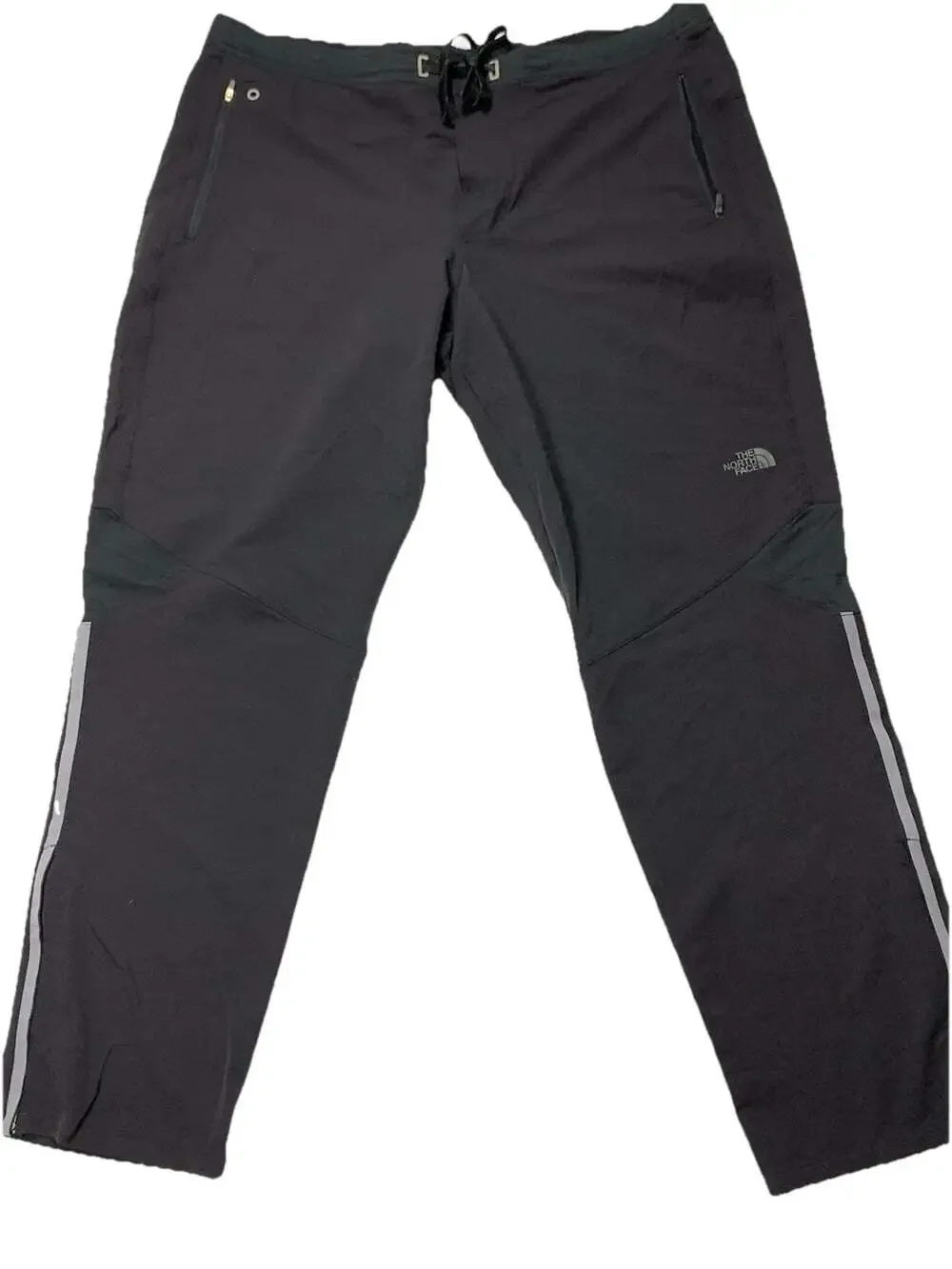 The North Face Men’s XXL Softshell Hiking Pants Black Zip Leg Reflective